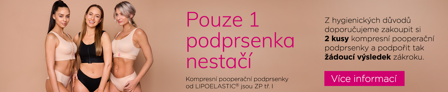 Kompresní podprsenky - Banner